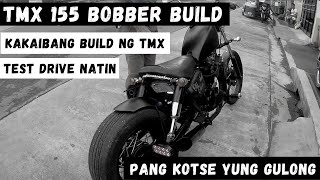 TMX 155 BOBBER BUILD  PANG KOTSE NA YUNG GULONG SA LIKOD [upl. by Eecrad]