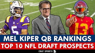 Mel Kiper’s Top 10 QB Prospects For 2024 NFL Draft Led By Caleb Williams  UPDATED Draft Rankings [upl. by Cecilio]