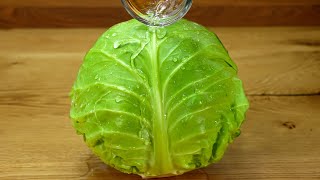 Cabbage tastes better than meatWhy didnt I know this cabbage recipeCabbage with potatoesASMR [upl. by Dulsea]