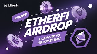 Crypto Airdrop  ETHERFI Airdrop Up To 30000 ETHFI Airdrop [upl. by Hairom]