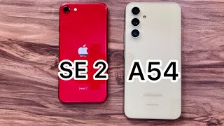 iPhone SE 2 vs Samsung Galaxy A54 [upl. by Akiehsat748]