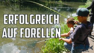 Forellen angeln leicht gemacht  Erfolgreich am Forellenteich  Fishing Bros [upl. by Stephine602]