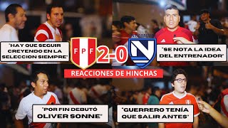 REACCIONES DE HINCHAS  PERÚ 20 NICARAGUA  DEBUT DE OLIVER SONNE [upl. by Nomi392]