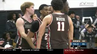 Aaron Cooley CRAZY Game Winner  Brown vs Yale Basketball Full Ending 030924 [upl. by Ayadahs]