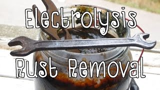 Electrolysis Rust Removal  DIY Tutorial [upl. by Larimor]