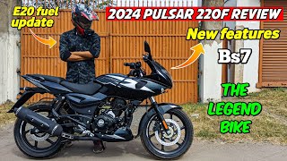 2024 Pulsar 220f OBD2 E20 Detailed Ride Review  The Legend Bike Of India 🔥 [upl. by Llenyar]