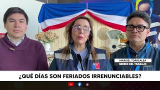 NOTA QUÉ DÍAS SON FERIADOS IRRENUNCIABLES 1309 [upl. by Sherry]