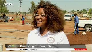 Bloemfontein gets facelift ahead of 15day Lemo Fest Mosele Lepheane [upl. by Katzman827]