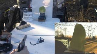 Ballistics Ammo Test  22LR CCI Mini Mag  Bersa 22  Ballistics Skull  Penetration Test [upl. by Dougal]