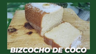 🥥BIZCOCHO DE COCO🥥Con yogur y muy esponjoso [upl. by Mcneely715]