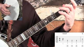 How to Play Grandfathers Clock on Banjo Using Inside Rolls [upl. by Marr]