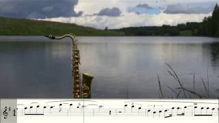 Leventina ft Syntheticsax  Here Working Dinka Remix Sheet music for Saxophone alto [upl. by Ettenhoj]