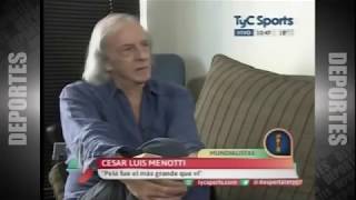 Menotti DT de Maradona Pelé es el mejor futbolista de la historia [upl. by Armando]