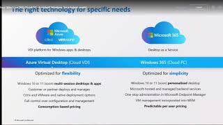 Windows 365 vs Virtual Desktop Infrastructure  Windows 365 Webinar  Cut [upl. by Spevek989]