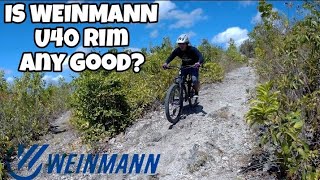 WEINMANN U40 RIM TEST  ENDURO  XTERRA [upl. by Elbon]