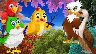 masoom sonu chidiya  sonu chidiya wala cartoon  Moral Story  birds story two sister tv [upl. by Ayom]