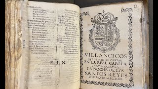 Early modern Spanish villancicos in the Bodleian Library Rubén Bracero Salvat [upl. by Htebazie]