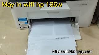 Cài đặt driver wifi máy in hp laser jet 135w [upl. by Kcirdes938]