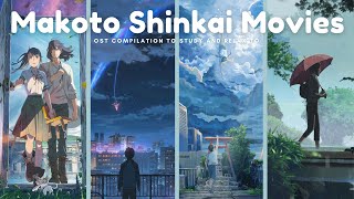 Makoto Shinkai Movies OST Compilation to StudyRelax to [upl. by Ynomrah442]