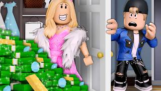 His Mom Was SECRETLY A BILLIONAIRE A Roblox Movie [upl. by Busch741]