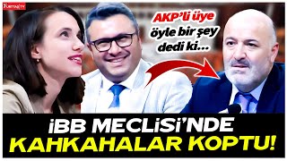 AKP’li üye CHP’yi eleştireyim derken kendi ayağına sıktı İBB Meclisi’nde kahkahalar koptu [upl. by Naasar]