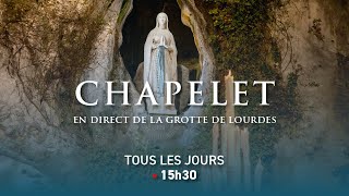 Le Chapelet depuis la Grotte de Lourdes  09102024 [upl. by Isador]