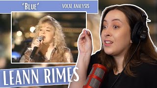 First Time Listening To LeAnn Rimes quotBluequot  Vocal Coach Reaction amp Analysis Jennifer Glatzhofer [upl. by Ahtaga578]