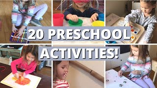 Learning Activities for 45 Year Old KIDS ampTODDLERS  21 Different DIY İdeas [upl. by Llerad22]