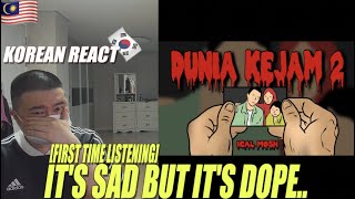 🇲🇾🇰🇷🔥Korean Hiphop Junkie react to Dunia Kejam 2  Ical Mosh MLENG SUB [upl. by Penney]