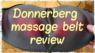 Donnerberg NM089 Neck and Shoulder Shiatsu Massager Review [upl. by Allerym]