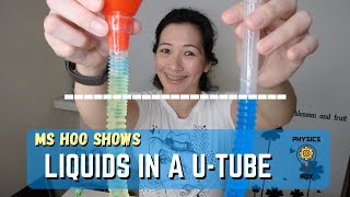 Different liquids in a Utube manometer  DEMO  SOLVE CALCULATIONS PHYSICS ROX  MS HOO SHOWS [upl. by Norvall]