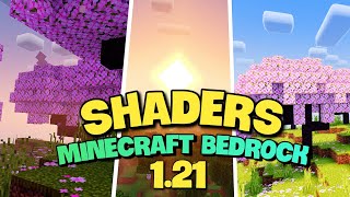 Brutales Shaders para Minecraft bedrock 121  Minecraft pe 121 Shaders [upl. by Kcirederf907]