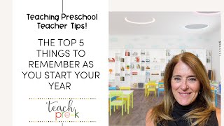 5 Preschool amp PreK Teaching Tips For the Start of the School Year [upl. by Garvin80]