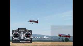 Immelmann Turn with RC plane [upl. by Aiekram312]