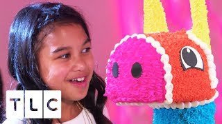 EPIC Piñata Cake for DJ Themed Party  Cake Boss [upl. by Hume392]