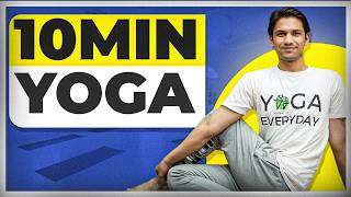 10Minute Yoga for Beginners  Daily Fitness  Saurabh Bothra [upl. by Balliol]