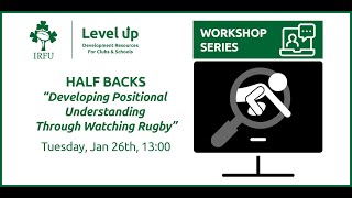 Half Backs  Level Up Player Workshop [upl. by Notsob]