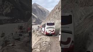 Karakoram Highway road dangerous road in gilgit baltistan mountains ytshorts yotricks [upl. by Harod]