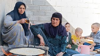 Grandmother makes nomadic bread for homeless children [upl. by Arnon687]