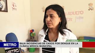 BAJA INCIDENCIAS DE CASOS POR DENGUE EN LA CLÍNICA MÉDICA MUNICIPAL [upl. by Eadnus206]