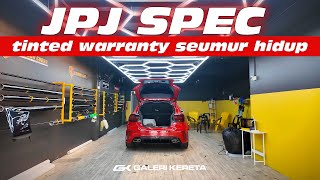 Tinted JPJ Spec Warranty Seumur Hidup  AT Garage [upl. by Aissac]