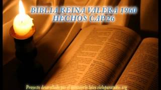 Biblia HabladaBIBLIA REINA VALERA 1960 HECHOS CAP 26 [upl. by Hamas154]