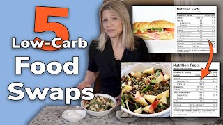 5 Low Carb Food Swaps  Cut 100 Carbs a Day [upl. by Michaela]