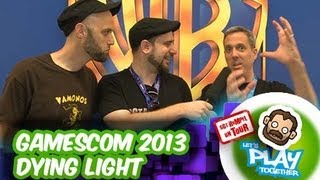 Dying Light mit SgtRumpel  LPT mit Gronkh und Sarazar auf der gamescom 2013 [upl. by Suisyola]