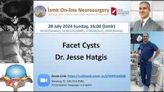 İON 458 Lecture Hatgis Facet Cysts 27072024 [upl. by Ocin874]