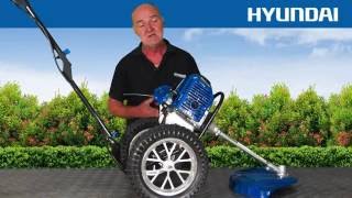 How to Replace HYWT5080 Wheeled Trimmer  Strimmer Nylon Cord  String  Line [upl. by Armyn]