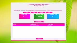 VbNet Full ProjectInventory Management System [upl. by Watt]