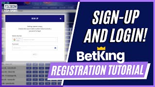 BETKING PLATFORM HOW TO SIGN UP AND LOGIN TO THE BETKING [upl. by Fassold576]