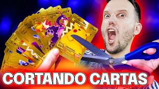 CORTANTO CARTAS POKEMON FALSAS  RECEBIDOS CAPITÃO HUNTER CARTAS POKEMON TCG [upl. by Statis]