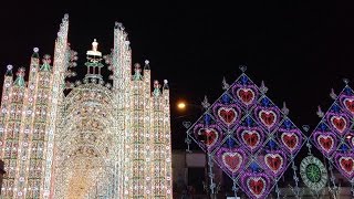 Le luminarie di Scorrano Santa Domenica 2015 [upl. by Marv]